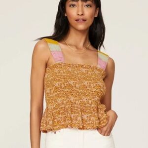 🌻Scotch & Soda Smocked Beach Tank Top Size Medium